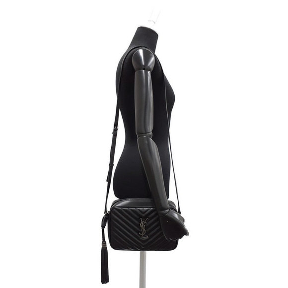 Saint Laurent Paris Lou Camera Bag Shoulder Bag Black - Picture 9 of 9